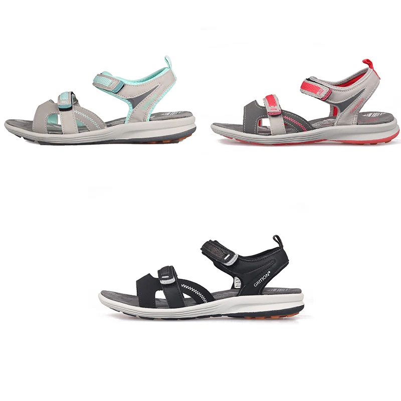 GRITION 2020 женские сандалии для улицы летние пляжные на плоской подошве с ремешком