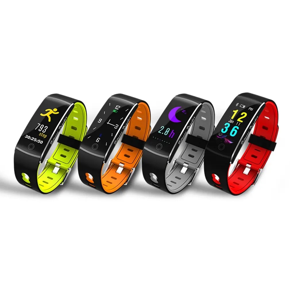 Смарт браслет для мужчин и женщин F10 OLED Браслет фитнес трекер давление спортивные