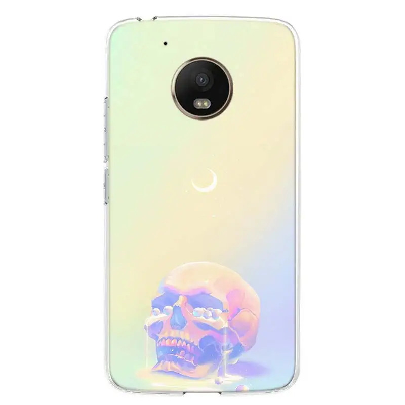 Чехол Magic Pearl с черепом для телефона Motorola Moto G9 G8 G7 G6 G5S E6 E5 Plus Play Power EU One Action Macro Print Cover