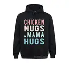 Забавный пуловер для влюбленных куриных Nugs And Mama, мужские худи со скидкой 2021, свитшоты с 3D-принтом