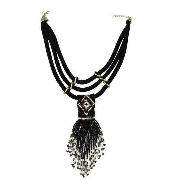 Африканские акриловые бусины из смолы кисточки массивные ожерелья и серьги с