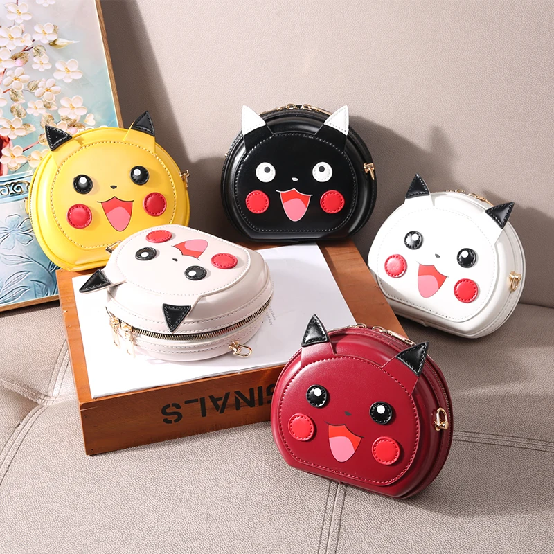 INS Супер Популярные сумки на плечо для женщин милый мультфильм Маленькая круглая