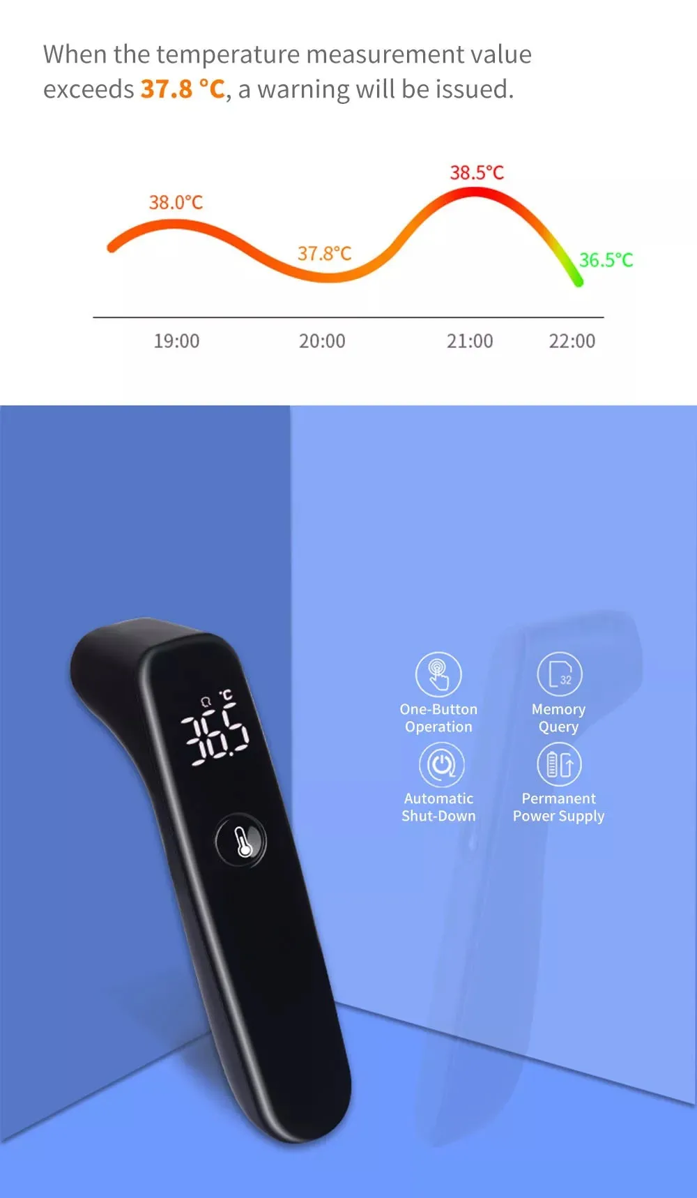 T09 Детский термометр светодиодный полноэкранный умный термометр для тела 1S мгновенная Мера Инфракрасный цифровой измеритель температуры