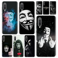 anonymous phone case cover for xiaomi redmi note 10s 9s 8t 11t 11 10 9 8 pro 7 9a 9t 9c 8a 7a 5 print coque capa