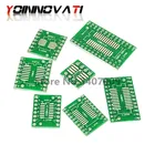 Печатная плата, 10 шт., SMD переходник в DIP SOP MSOP SSOP TSSOP SOT23 8 10 14 16 20 24 28, переходник SMT в DIP