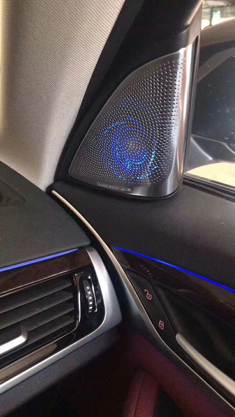 Светодиодный окружающий свет для BMW колонка дверной панели 5 серии G38 G30 64 цвета со