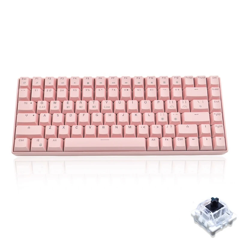 

2021 New Mechanical Gaming Keyboard Compact 87 Keys Portable Gaming Office Keyboard 80％