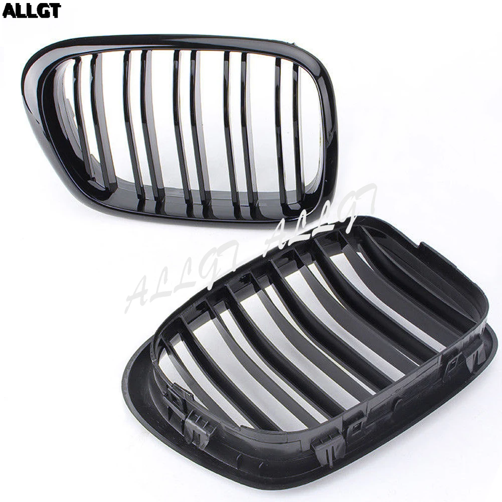 Автомобильная Передняя Центральная решетка грили Черный ABS Подходит для BMW 5