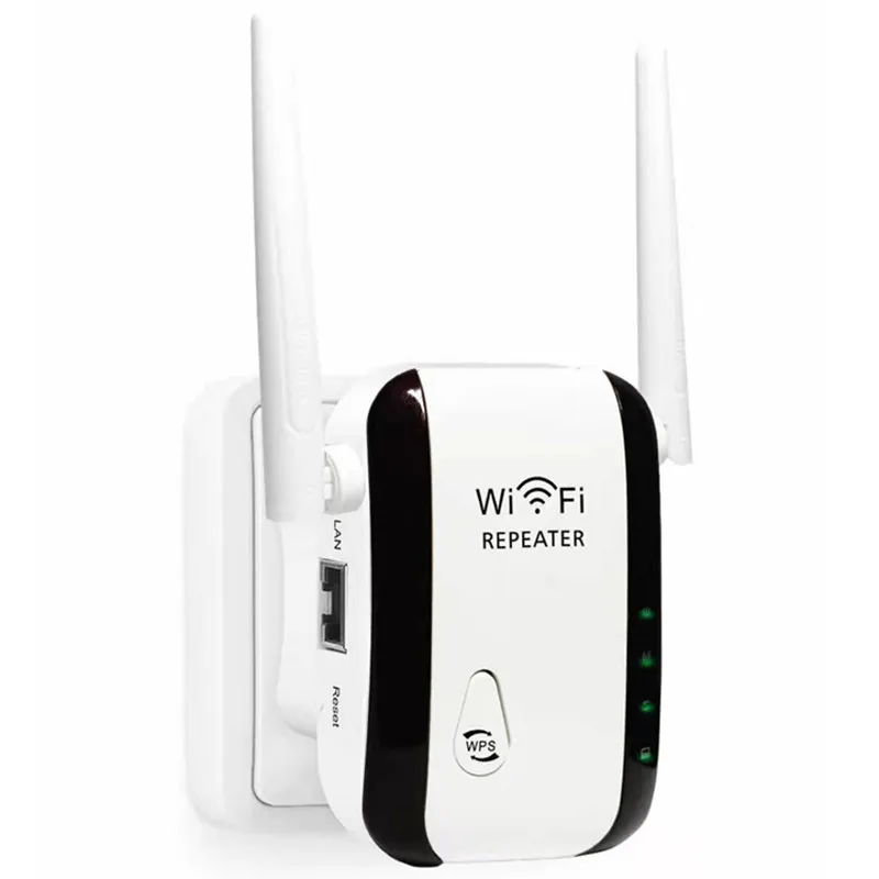 

2021 NEW 500m 4G 5G Wireless Wifi Repeater 300Mbps Network Wifi Router Extender Signal Amplifier 2 antenna Booster Access Point