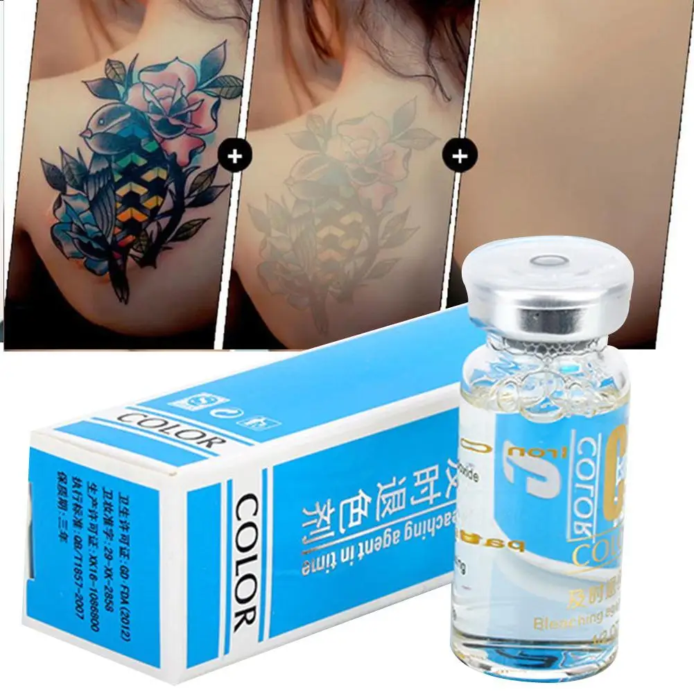 10ML Quick Tattoo Removal Cream Tattoo Color Fade For Modify Time New In Fading Eyebrow Bleaching Eyeliner Error Agent Lips