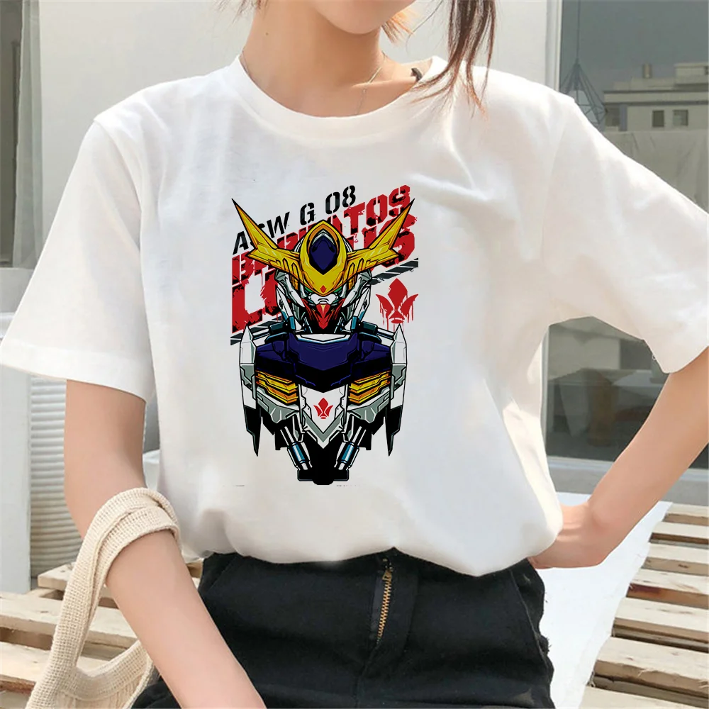 

Hot Sale Japanese Anime T-Shirt Gundam Head T Shirt Women Mech Robot Mecha Japan Harajuku Gunpla Tshirt Women Casual Camisa Tee