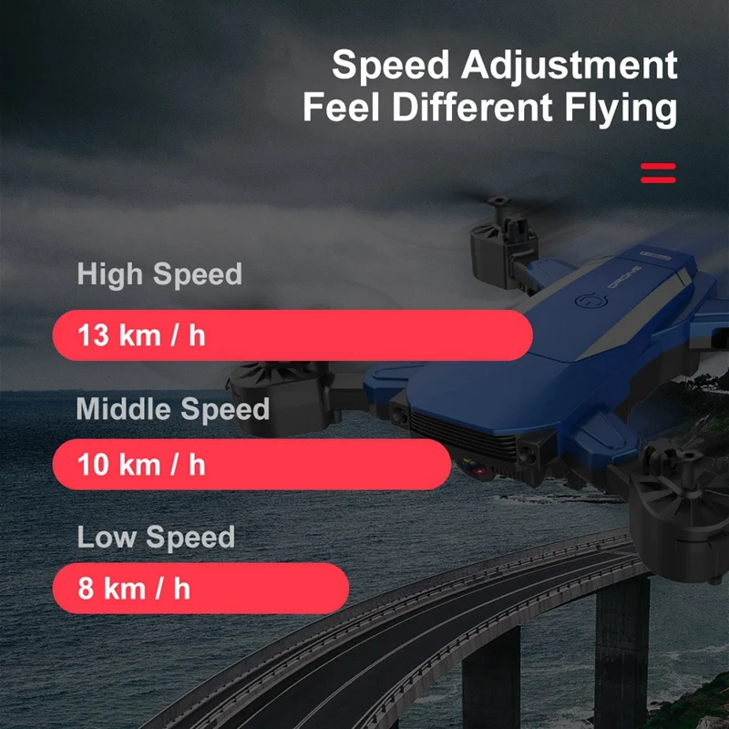 

F84 Quadcopter Wireless RC Drone with 4K/5MP/0.P HD Camera WiFi FPV Helicopter Foldable Airplane for Children Gift Toy