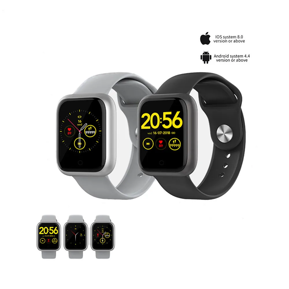 

GT1 Men's Bluetooth 5.0 IP67 Waterproof Women's Heart Rate Sphygmomano Meter Bracelet Call Information Reminder Tracker Bracelet