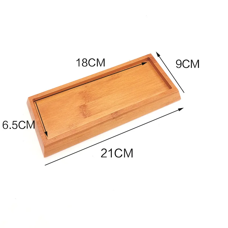 Кухонная точилка прочная Нескользящая база прямоугольная бытовая бамбуковая