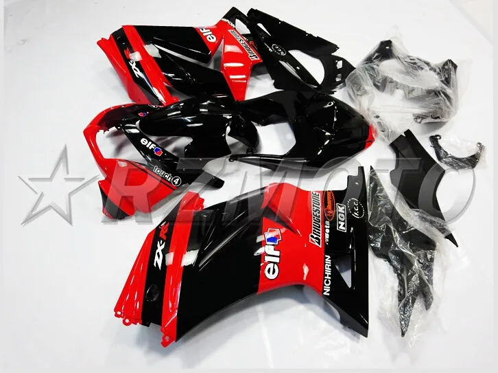 

NEW ABS Full Fairings Kit Fit for Kawasaki Ninja 250 EX250 ZX250R 2008 2009 2010 2011 2012 08 09 10 11 12 13 14 Red black elf