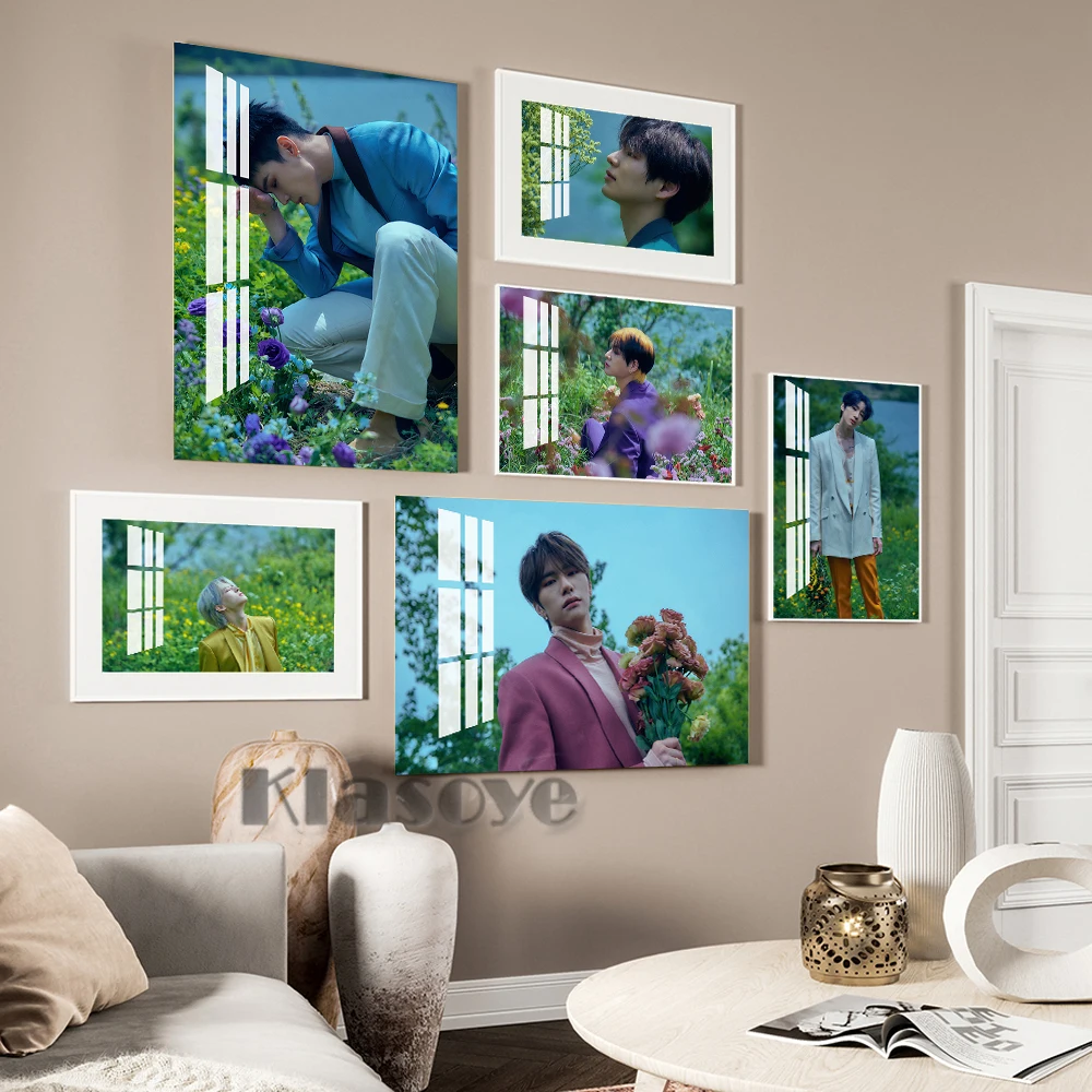 

VICTON Kpop мужская Группа Современная Картина на холсте популярная музыка ПЕВЕЦ звезда Плакат Печать Искусство для гостиной дома фотоальбом по...