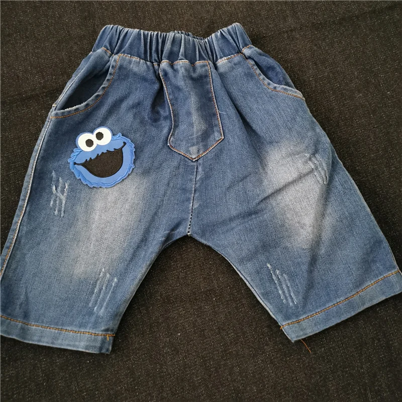 

Eimo Iron-on transfers Patches Cartoon Cookie PVC Embroidery Decal for Clothing Sewing Applique Decorative Badges Sesame Street