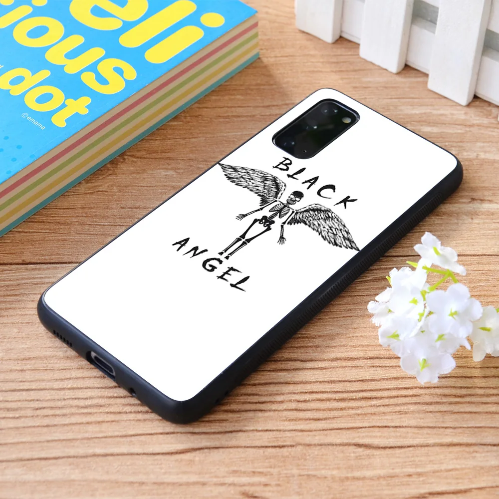 

For Samsung Galaxy Lack angel like a skeleton Royalty Soft TPU border Samsung Galaxy Case