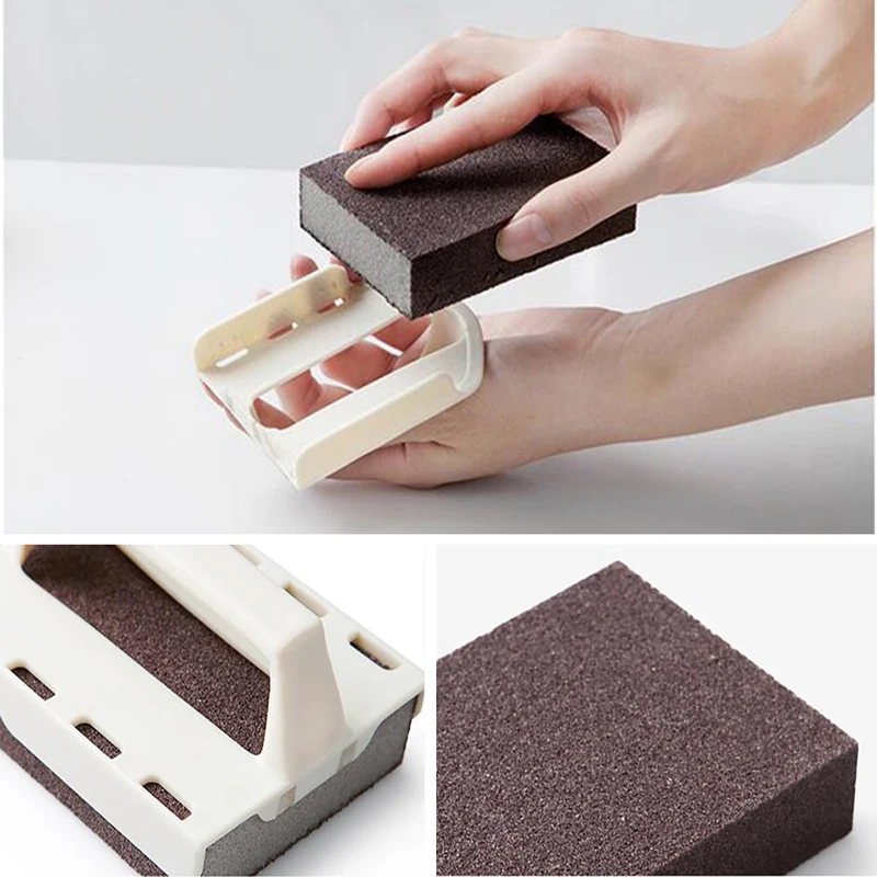 

5Pcs Magic Sponge Eraser Carborundum Removing Rust Cleaning Brush Descaling Clean Rub for Cooktop Pot Kitchen Sponge Gadget
