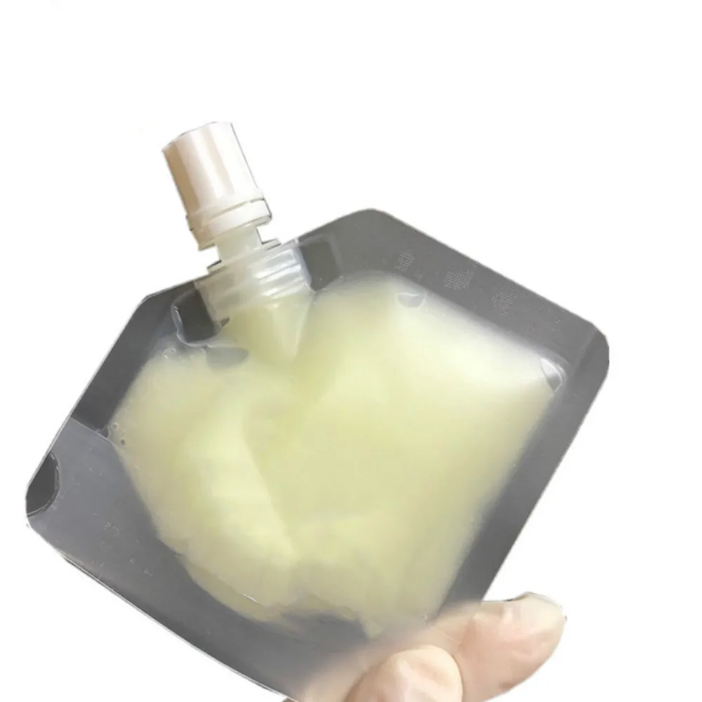 

30ml Clear Packaging Bag Stand Up Spout Pouch Plastic Hand Sanitizer Lotion Shampoo Makeup Fluid Bottles Travel Bag
