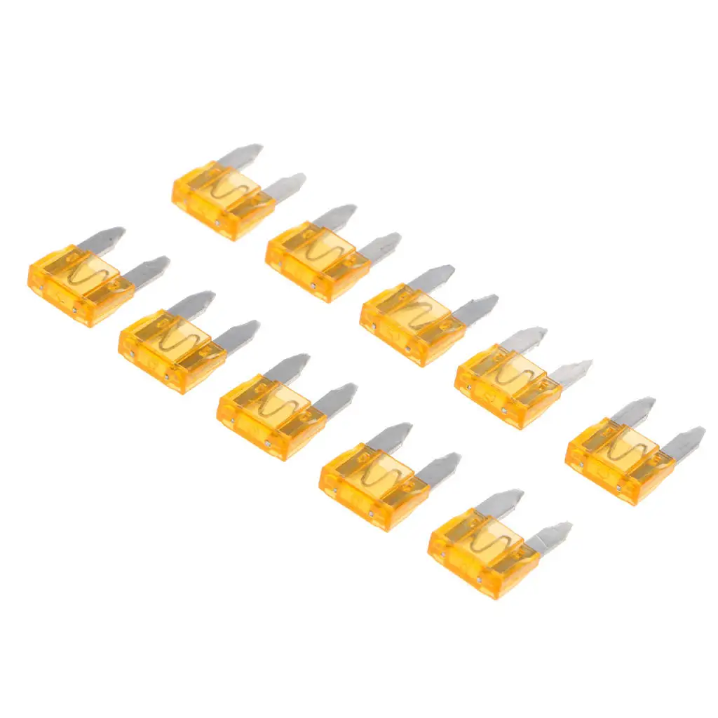 

Прочный 10 шт. Mini 5A Blade Набор предохранителей Kit для замены автомобильного грузовика