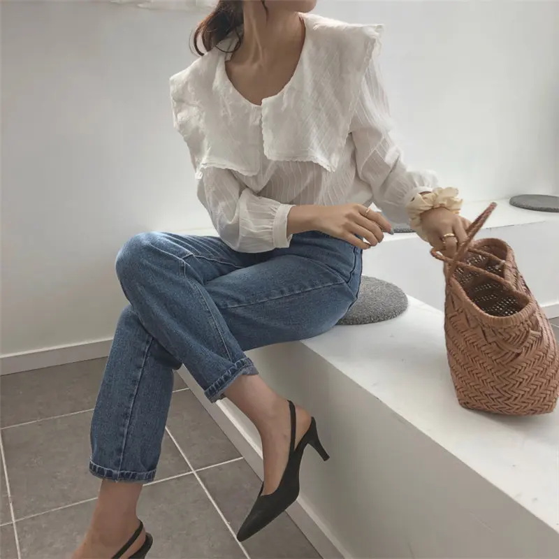 Модные блузки женские 2019 Короткий Рукав Шифоновая Блузка женская блузка