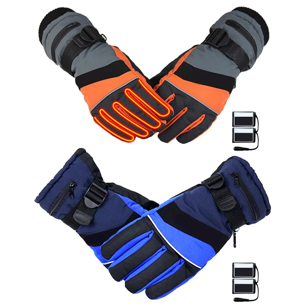 Оранжевый/синий 1 пара Сезон зима USB грелка для рук Электрический Термальность