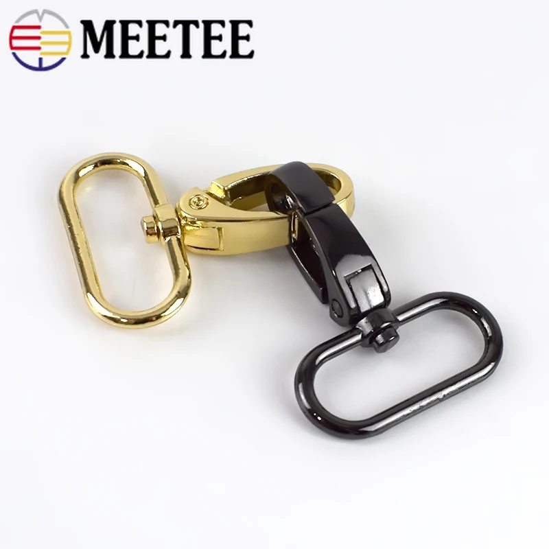 4/10/20 шт Meetee 32 мм металлические сумки с пряжкой на ремешке застежка лобстер крючок