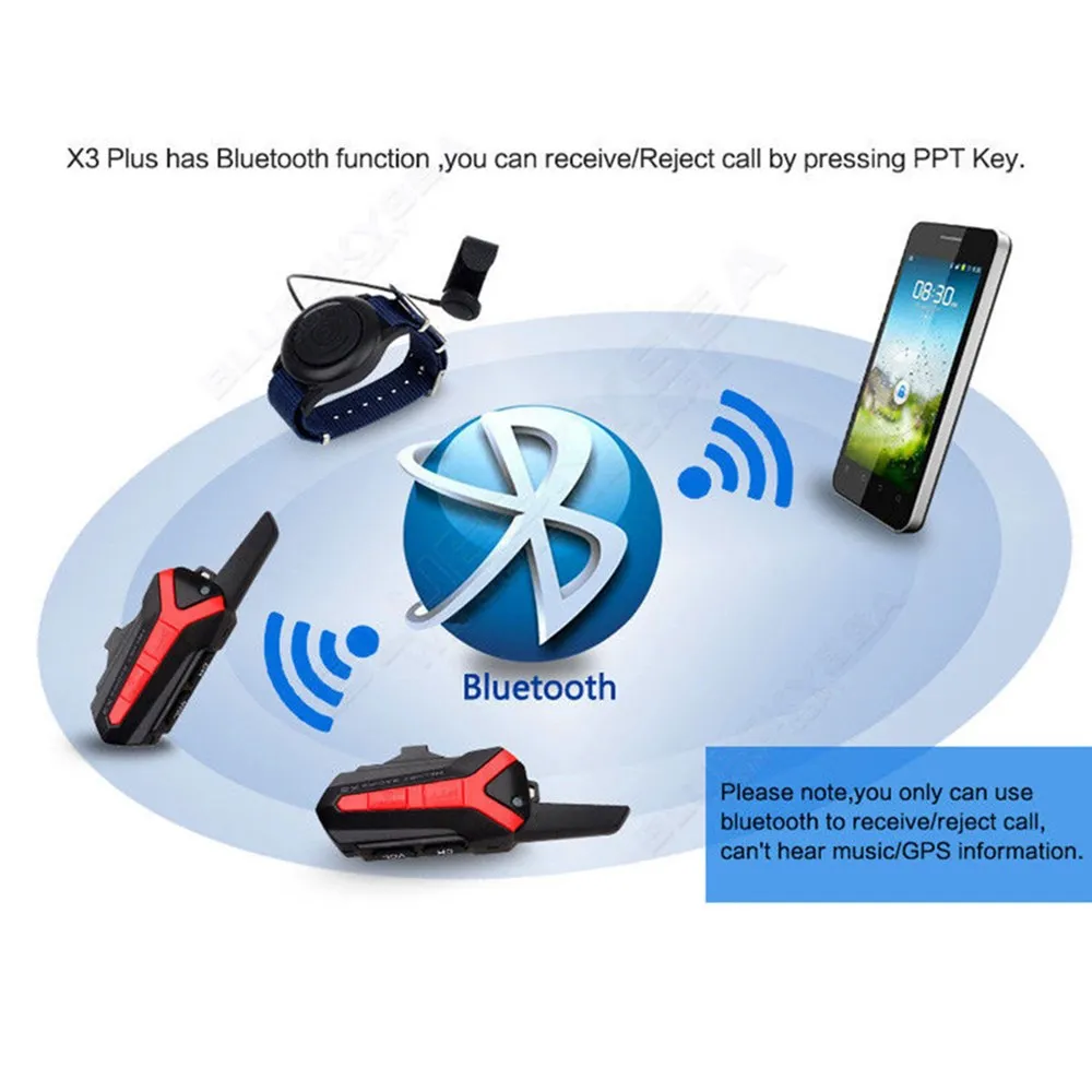 2 шт водонепроницаемый мотоциклетный шлем Intercoms беспроводной Bluetooth переговорный шлем гарнитура Handsfree FM MP3 с пультом дистанционного управления