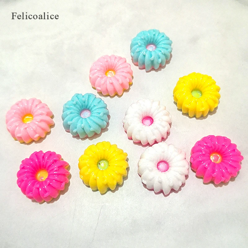 10 шт./пакет добавки для слайма полимерные пончики подвески кухонная игрушка