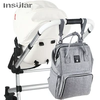 insular brand nappy backpack bag mummy large capacity stroller bag mom baby multi function waterproof outdoor travel diaper bags