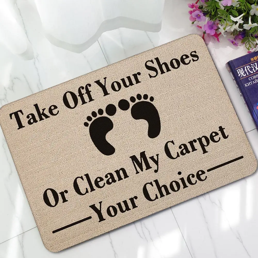 Прямая поставка забавный коврик на ваш выбор домашний для приветствия