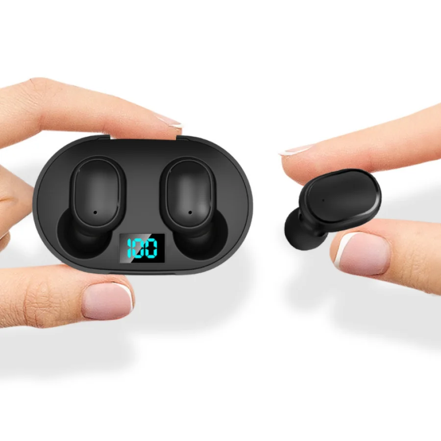 SOUMETIN E6S E7S TWS Wireless Earbuds BT5.0 Earphone Bass In-Ear Headset LED Display With Mic Handsfree for Phone | Электроника