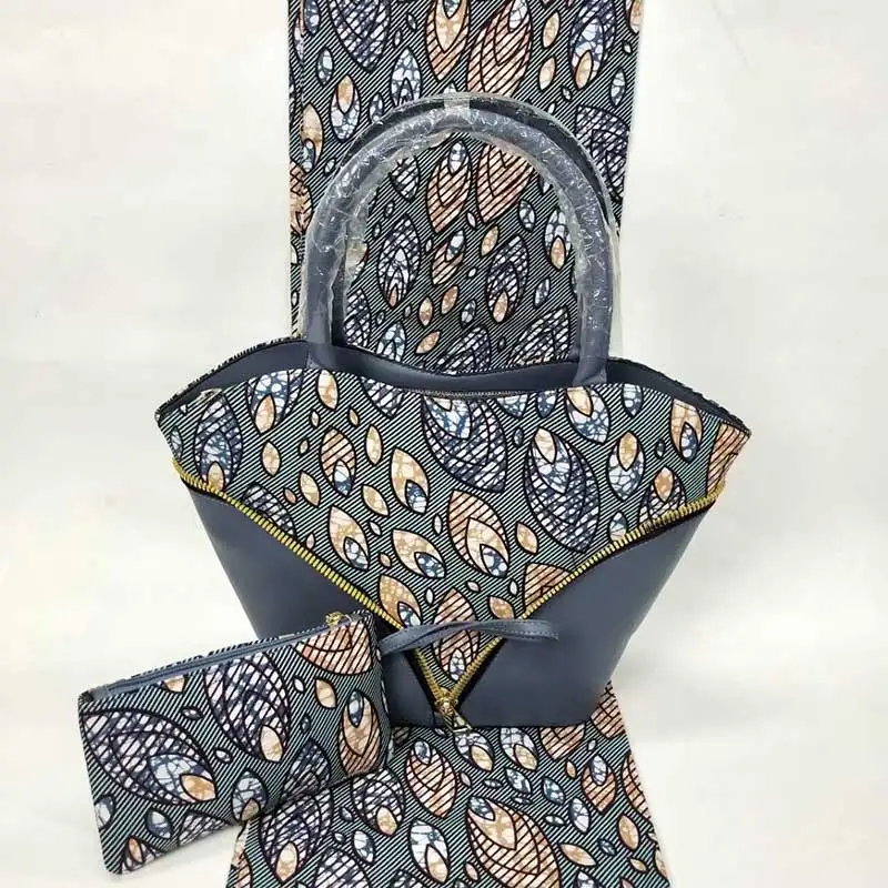 Африканские Восковые сумки с 6 ярдов восковой печатью ткани 100% хлопок самые