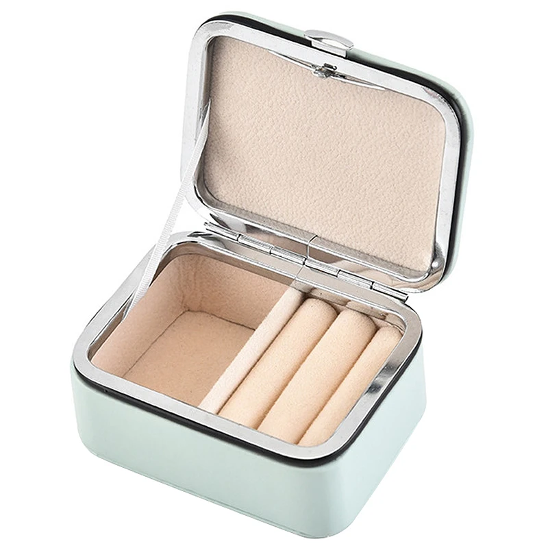 

Travel Jewelry Packing Box Cosmetic Makeup Organizer Jewelry Box Earrings Display Rings Organizer Jewelry Casket Carrying Case