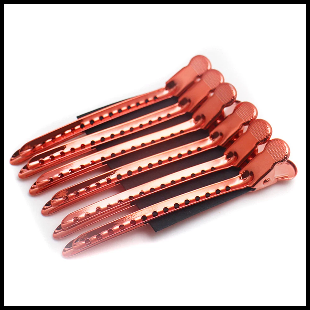 Алюминиевая заколка для волос термостойкая металлическая парикмахерских 12