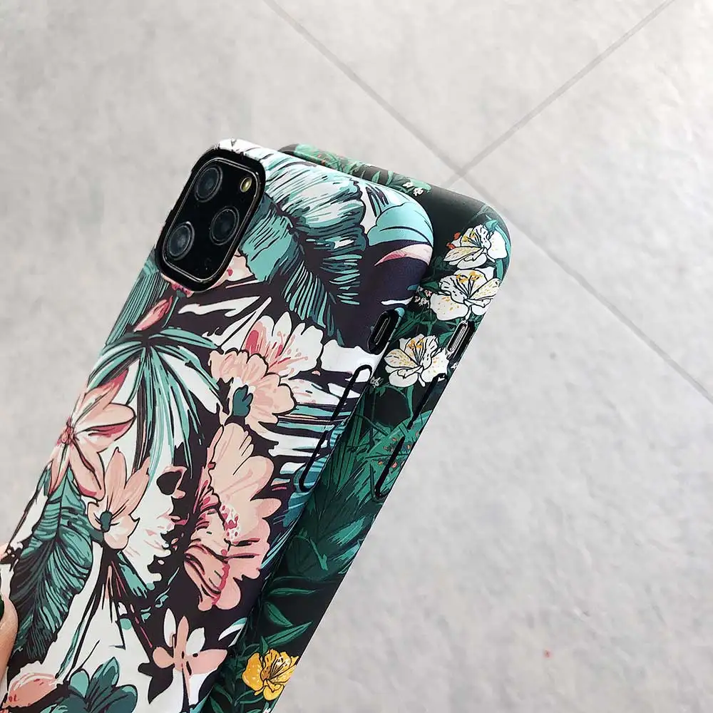 Светящийся чехол для телефона iphone 11 Pro Max XR XS X 6 6S 7 8 Plus 11pro летний Матовый Жесткий