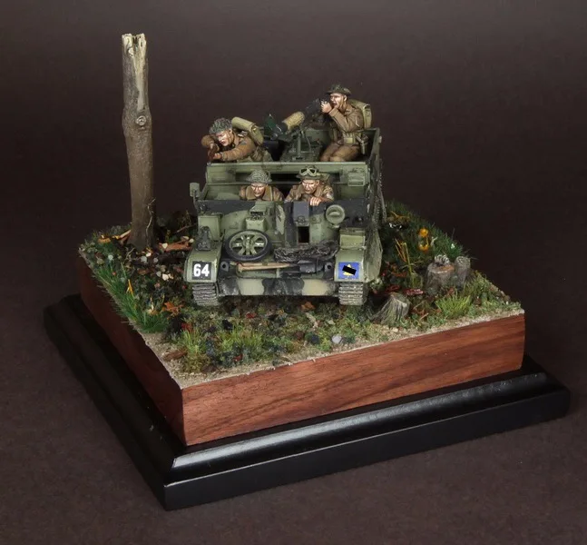 1/35 фигурка модели из смолы GK 4 фигурки без автомобиля несобранный и Неокрашенный
