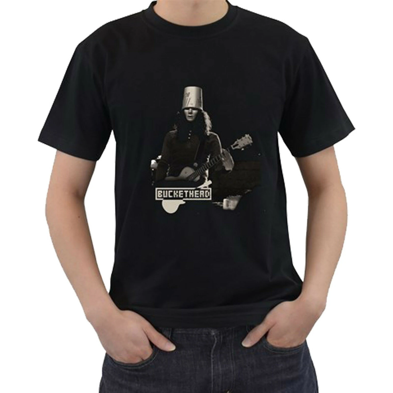 

New BUCKETHEAD American guitarist and multi-instrument Mens T-Shirt All Size