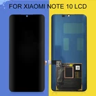 Сенсорный экран OLED 6,47 дюйма для Xiaomi Mi Note 10 Lite, ЖК-дисплей с дигитайзером и панелью для Xiaomi Mi Note 10, дисплей в сборе, бесплатная доставка