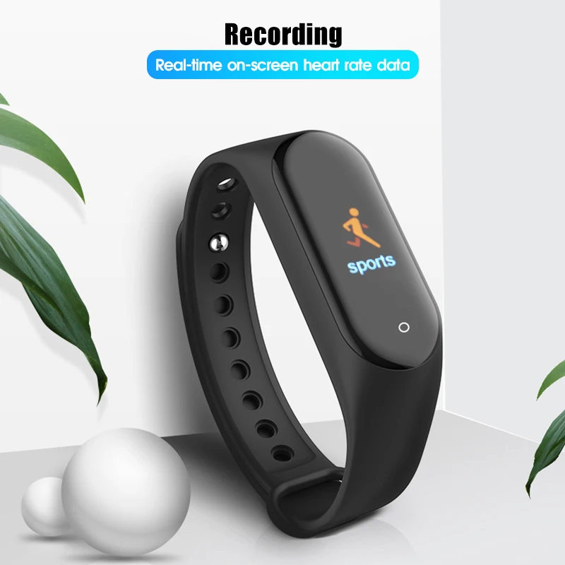 

2020 M4 Smart Watch Band Fitness Bracelet Trcker Sport Pedometer Heart Rate Blood Pressure Bluetooth Health Wirstband SmartWatch
