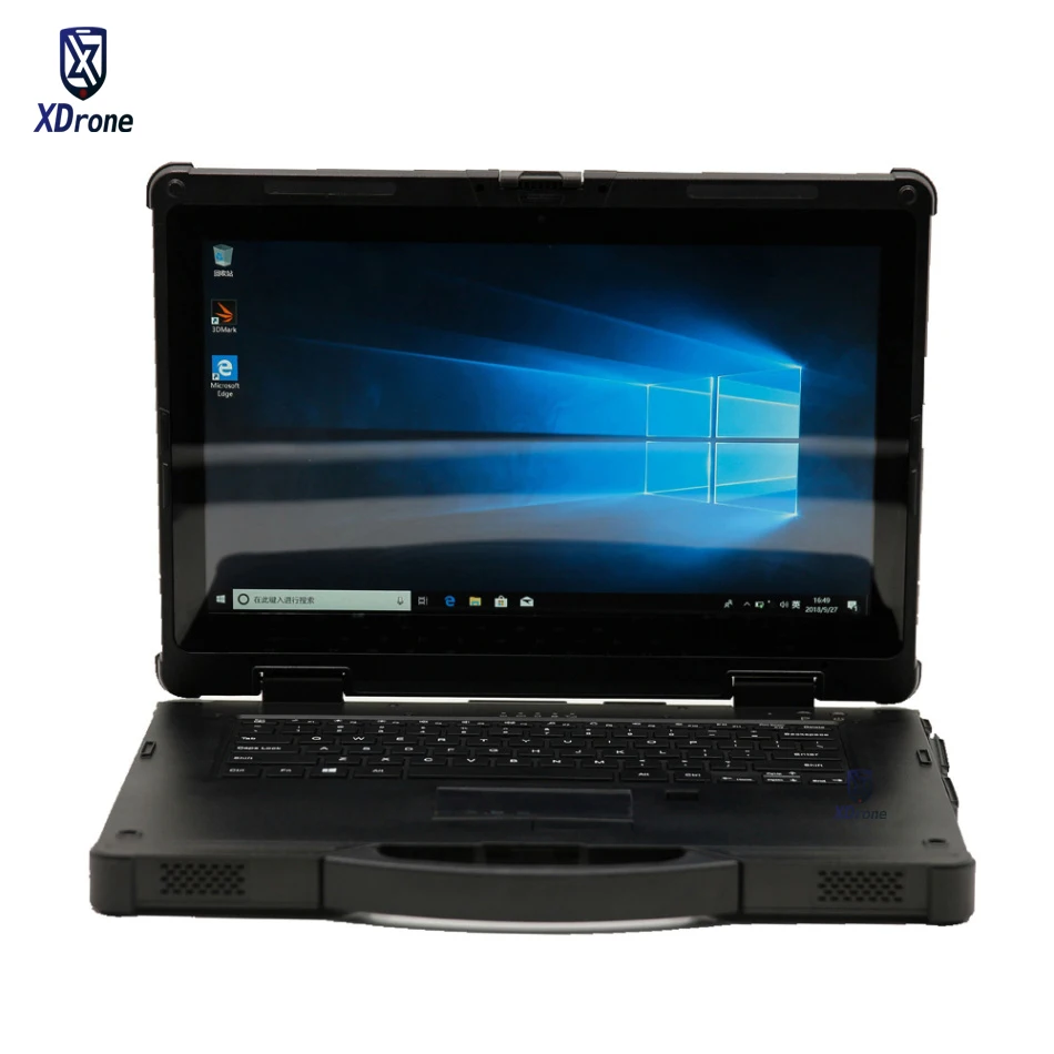 2019 KX14 прочный ноутбук планшетный ПК Windows 7 10 Водонепроницаемый настольный