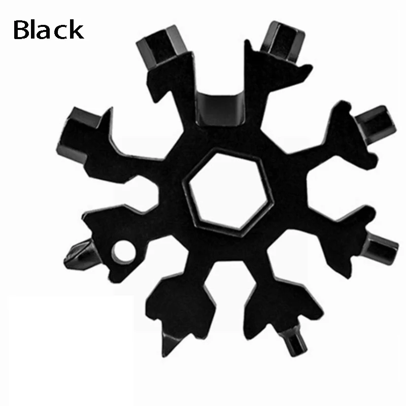 1 Pcs Multifunctional Snowflake Wrench Multi-Purpose Hexagonal High Carbon Steel Universal Portable Opening Tool |