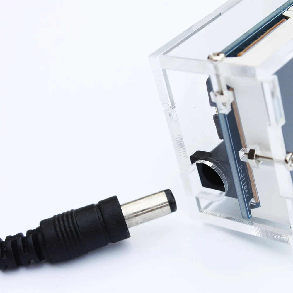 Стильный 4-разрядный DIY цифровой светодиодный часы набор для самостоятельной