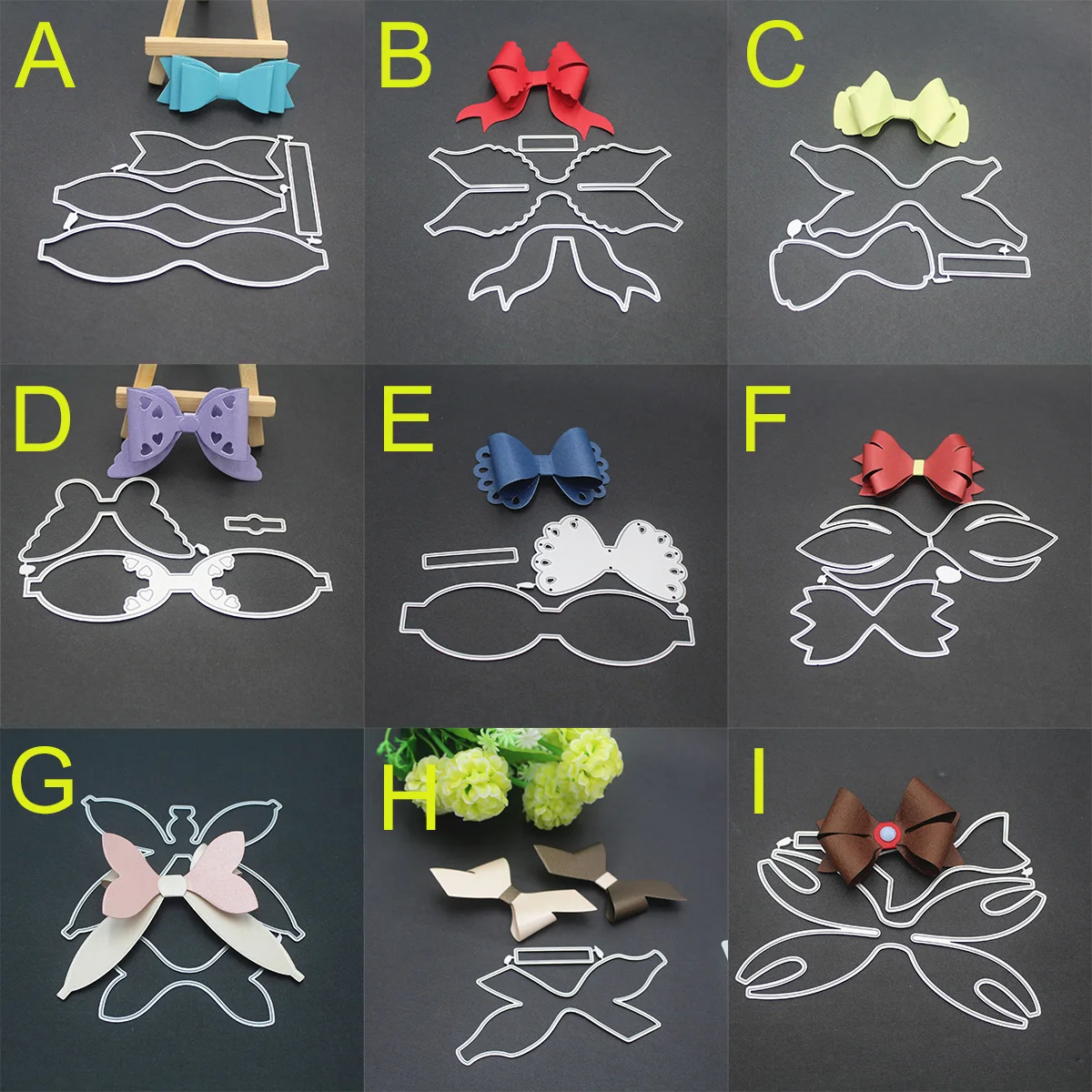 Бант металлические режущие штампы для скрапбукинга 2019 поделки DIY альбом тиснение