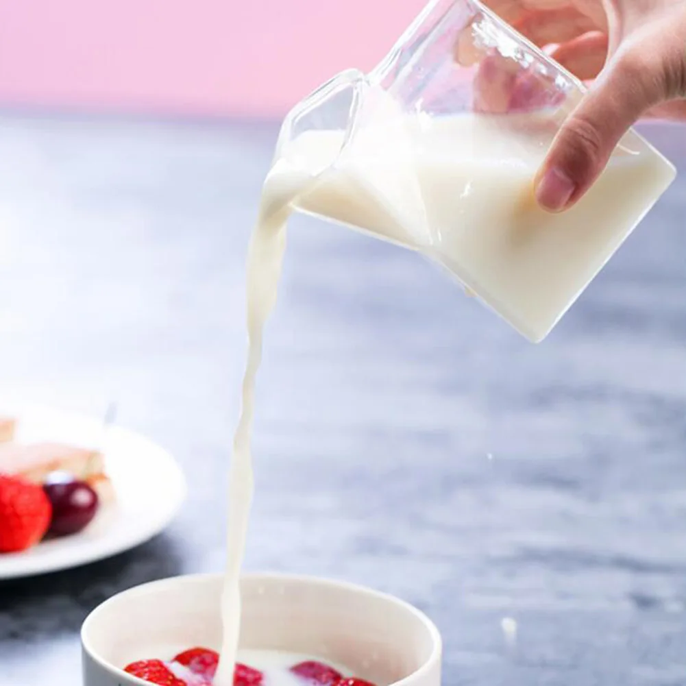 Стеклянная чашка для молока картонная гениальная мини-стеклянная Желейная кофе
