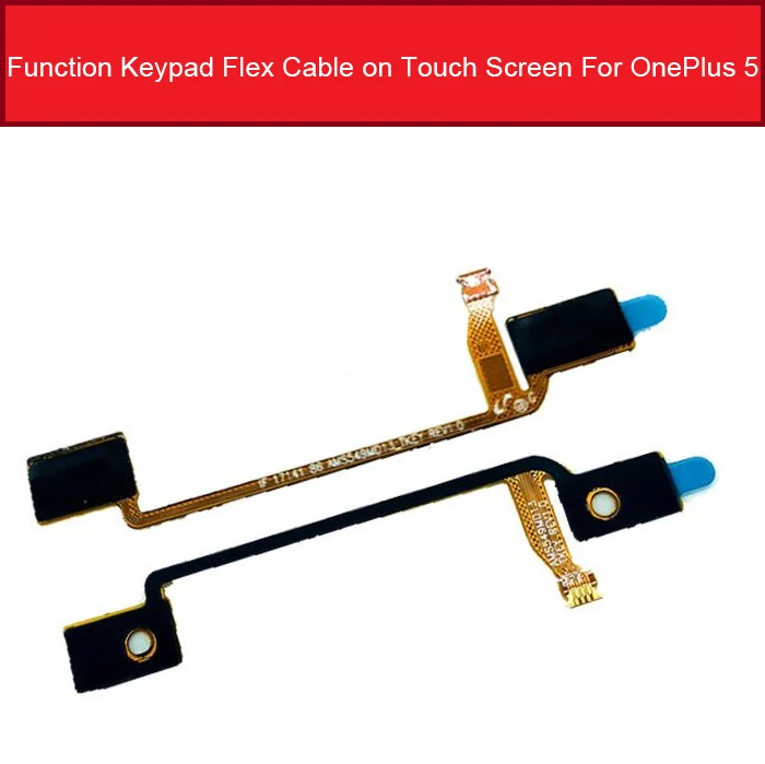 For Oneplus 5 Функциональный гибкий кабель для клавиатуры для Oneplus 1+ 2 3 3t 5 X Кнопка меню сенсор функция сенсор гибкий запасной ленточный кабель Запчасти - Цвет: For Oneplus 5