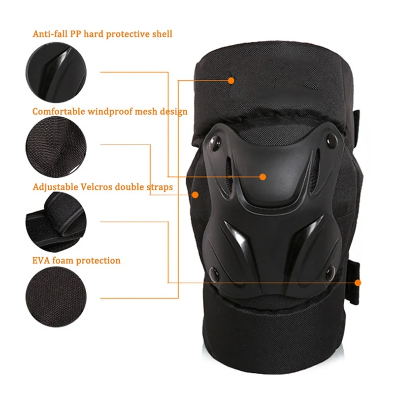 1 пара колено рукав Обёрточная бумага летучей мыши Форма Регулируемый PP оболочки