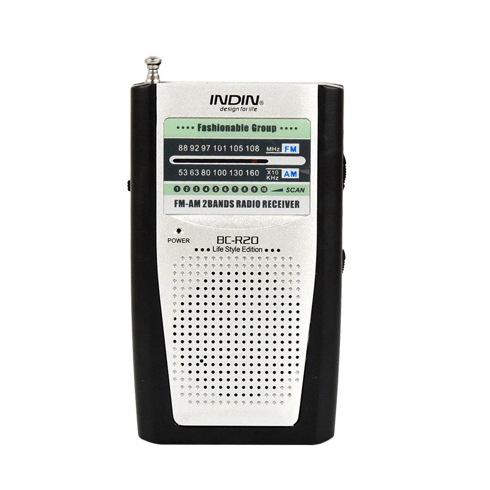 

Mini Portable Radio AM/FM Radio World Receiver With Speaker Earphone Jack Radio For Old And Young