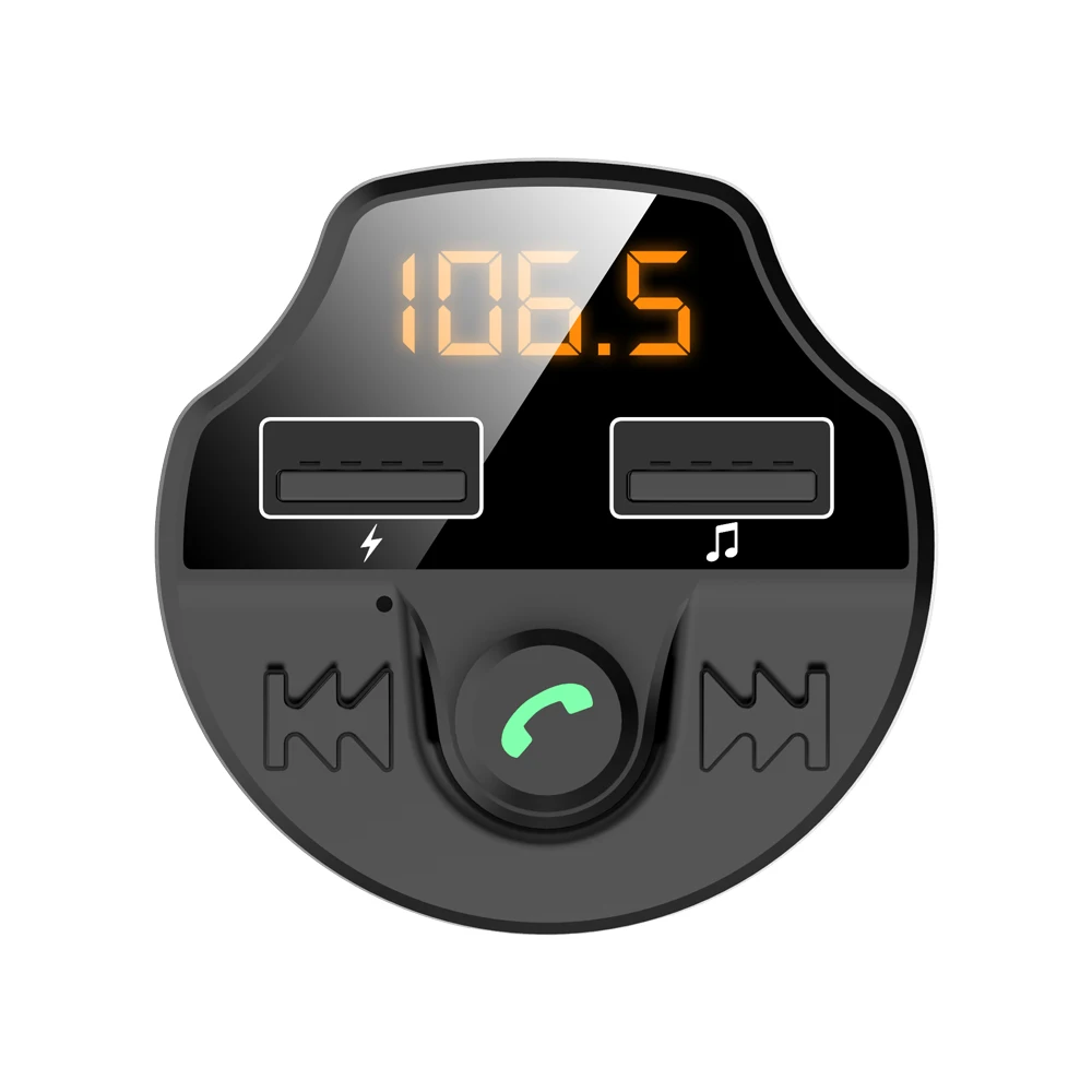 Автомобильный fm передатчик Aux модулятор Bluetooth комплект громкой связи